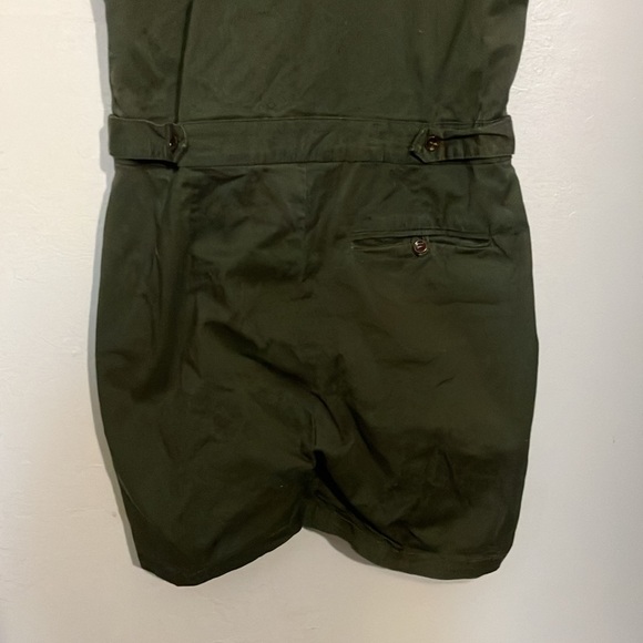 Romper Jack  Dark Green Short Sleeve shorts Jumpsuit Small - Picture 5 of 7